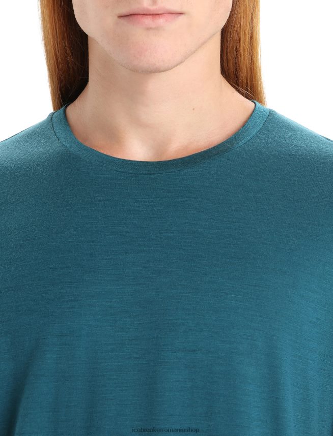 Icebreaker îmbrăcăminte glorie verde bărbați tricou cu mânecă scurtă merino tech lite ii DL46T29