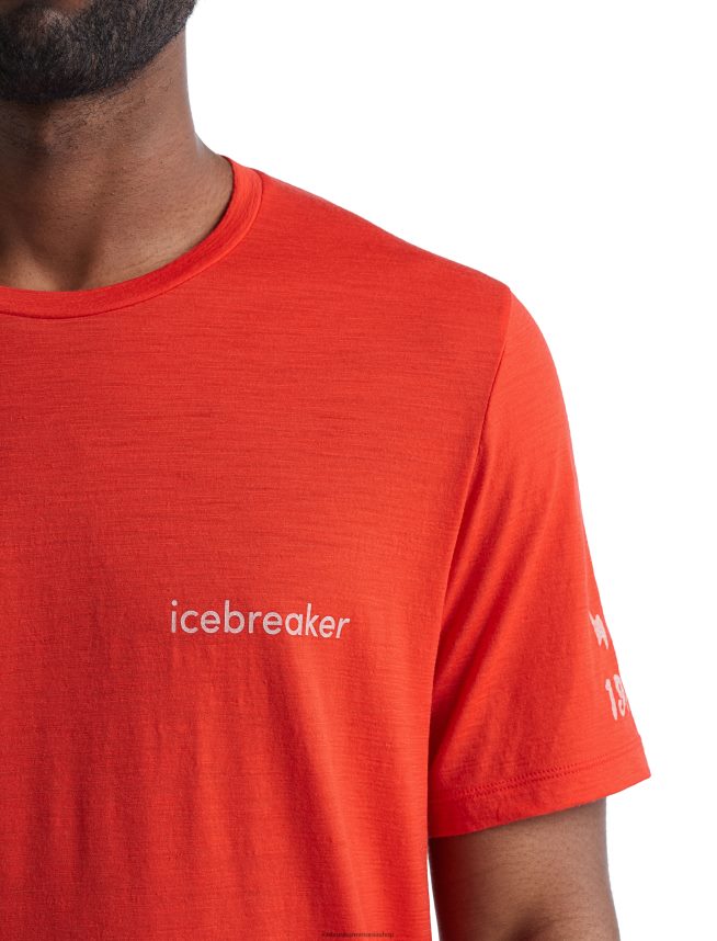 Icebreaker îmbrăcăminte lavă bărbați merino tech lite ii tricou cu maneca scurta sheeperds cycle club DL46T480