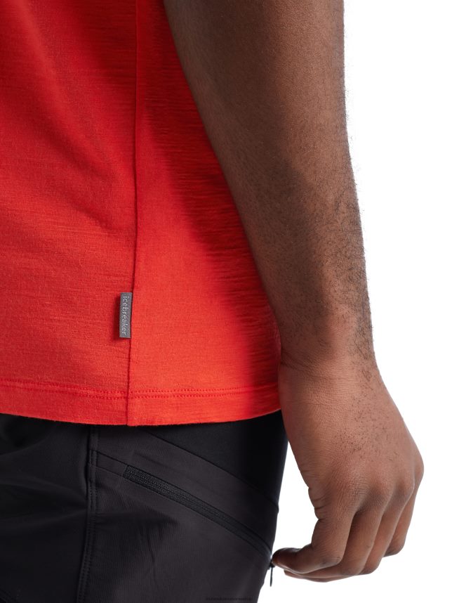 Icebreaker îmbrăcăminte lavă bărbați merino tech lite ii tricou cu maneca scurta sheeperds cycle club DL46T480