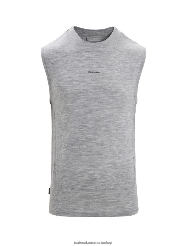 Icebreaker îmbrăcăminte metrou Heather bărbați rezervor zoneknit merinos DL46T13