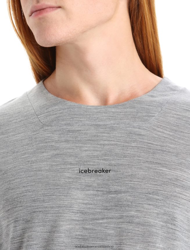 Icebreaker îmbrăcăminte metrou Heather bărbați tricou zoneknit merinos cu maneca scurta DL46T72