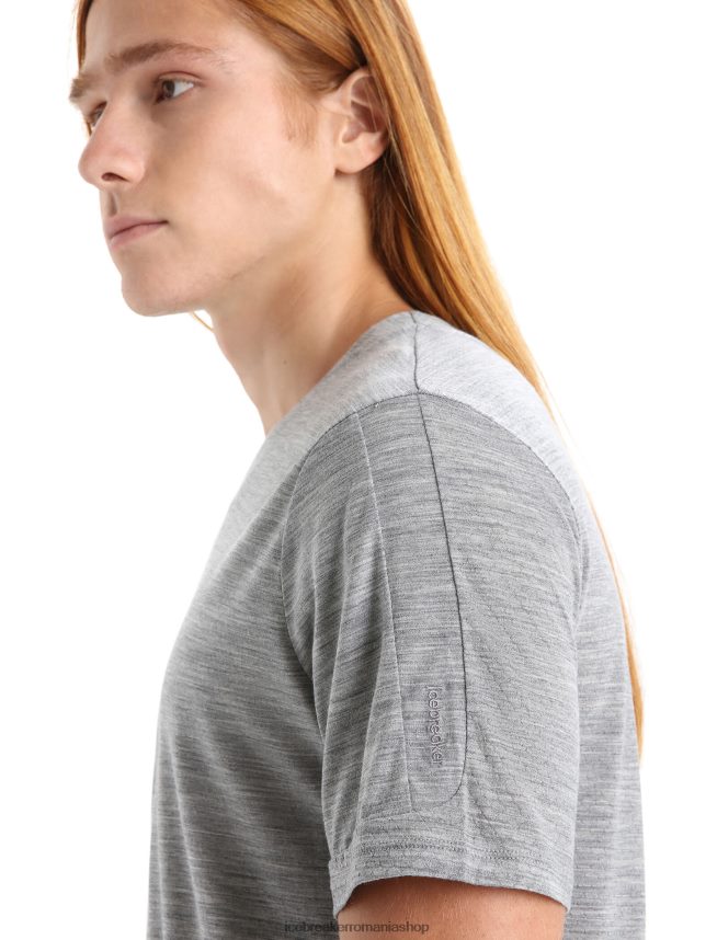 Icebreaker îmbrăcăminte metrou Heather bărbați tricou zoneknit merinos cu maneca scurta DL46T72