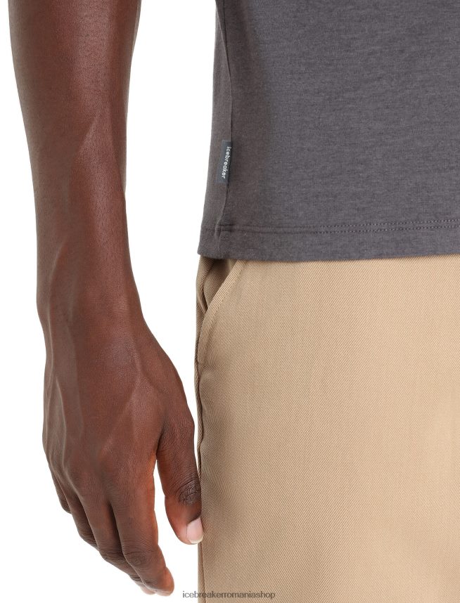 Icebreaker îmbrăcăminte muson bărbați merino central clasic tricou cu mânecă scurtă poveste DL46T53