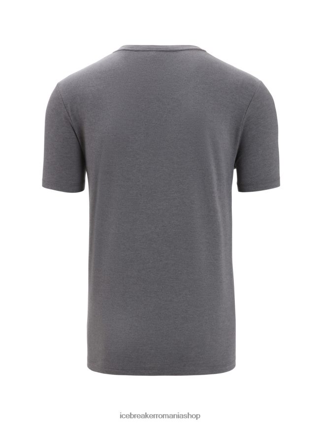 Icebreaker îmbrăcăminte muson bărbați merino central clasic tricou cu mânecă scurtă poveste DL46T53