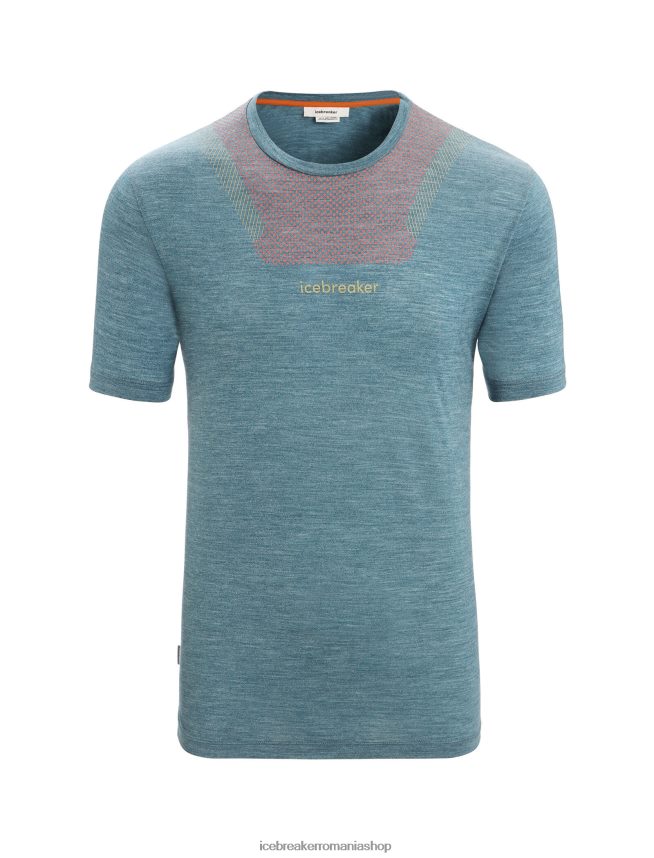 Icebreaker îmbrăcăminte slava verde erica bărbați tricou cu mânecă scurtă merino sphere ii hitt DL46T84