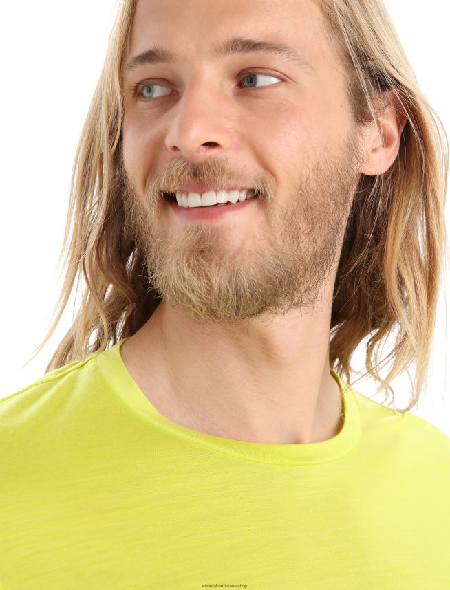 Icebreaker îmbrăcăminte strălucire bărbați tricou cu mânecă lungă merino sphere ii DL46T442