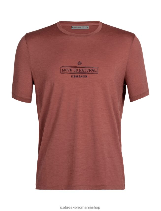 Icebreaker îmbrăcăminte struguri bărbați tricou cu mânecă scurtă merino tech lite ii crescut la sud DL46T483