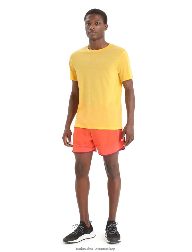 Icebreaker îmbrăcăminte vară bărbați tricou cu mânecă scurtă merino sphere ii DL46T7