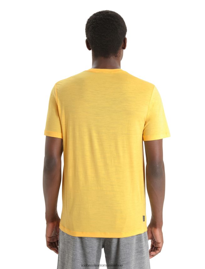 Icebreaker îmbrăcăminte vară bărbați tricou cu mânecă scurtă merino tech lite ii DL46T30