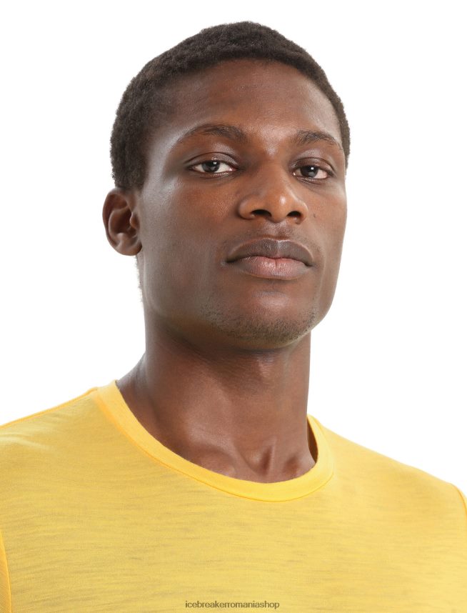 Icebreaker îmbrăcăminte vară bărbați tricou cu mânecă scurtă merino tech lite ii DL46T30