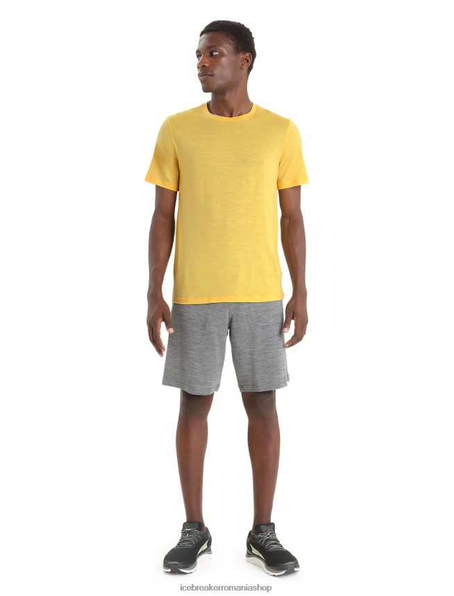 Icebreaker îmbrăcăminte vară bărbați tricou cu mânecă scurtă merino tech lite ii DL46T30