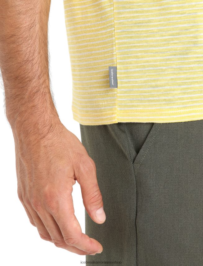 Icebreaker îmbrăcăminte vara/zapada bărbați tricou cu mânecă scurtă din in merino DL46T70