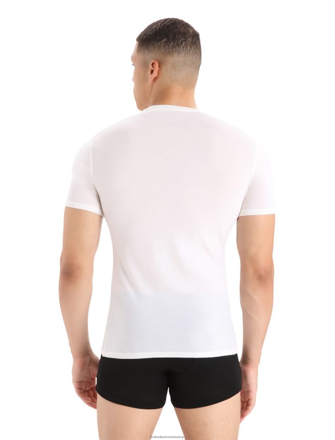 Icebreaker îmbrăcăminte zăpadă bărbați tricou crewe cu mânecă scurtă din merino anatomica DL46T130