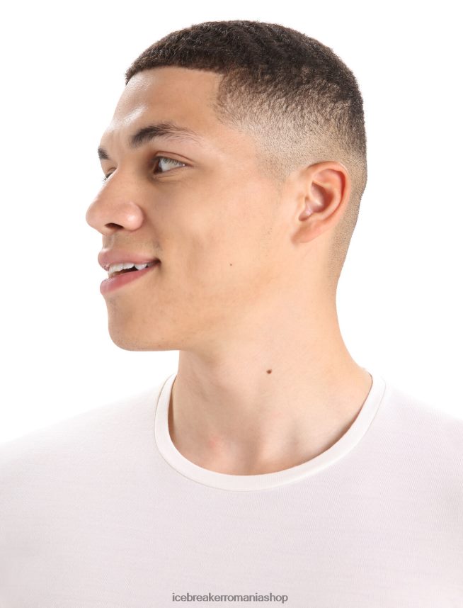 Icebreaker îmbrăcăminte zăpadă bărbați tricou crewe cu mânecă scurtă din merino anatomica DL46T130