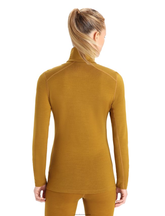 Icebreaker îmbrăcăminte cuișoare femei Top termic cu mânecă lungă merino 260 tech cu jumătate de fermoar DL46T860