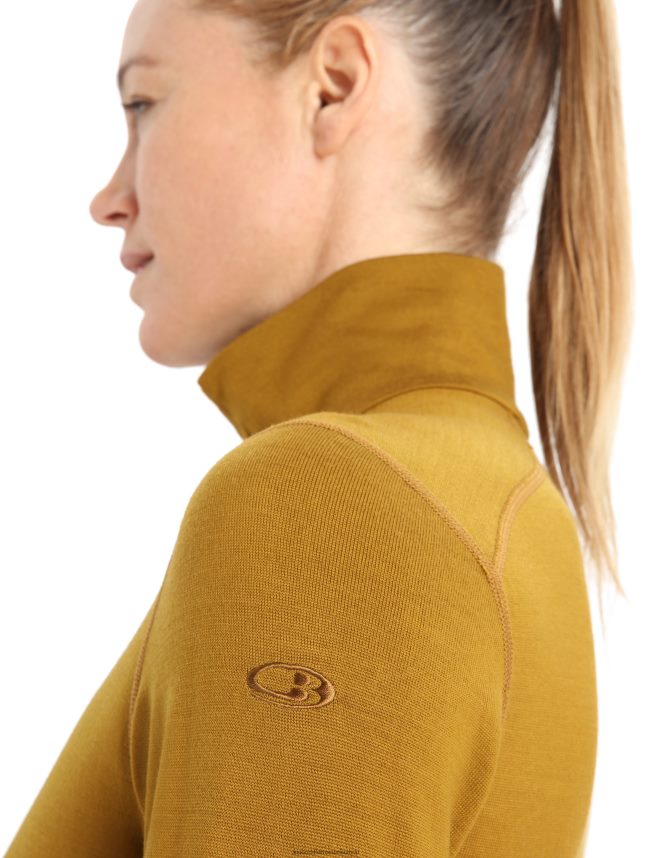 Icebreaker îmbrăcăminte cuișoare femei Top termic cu mânecă lungă merino 260 tech cu jumătate de fermoar DL46T860