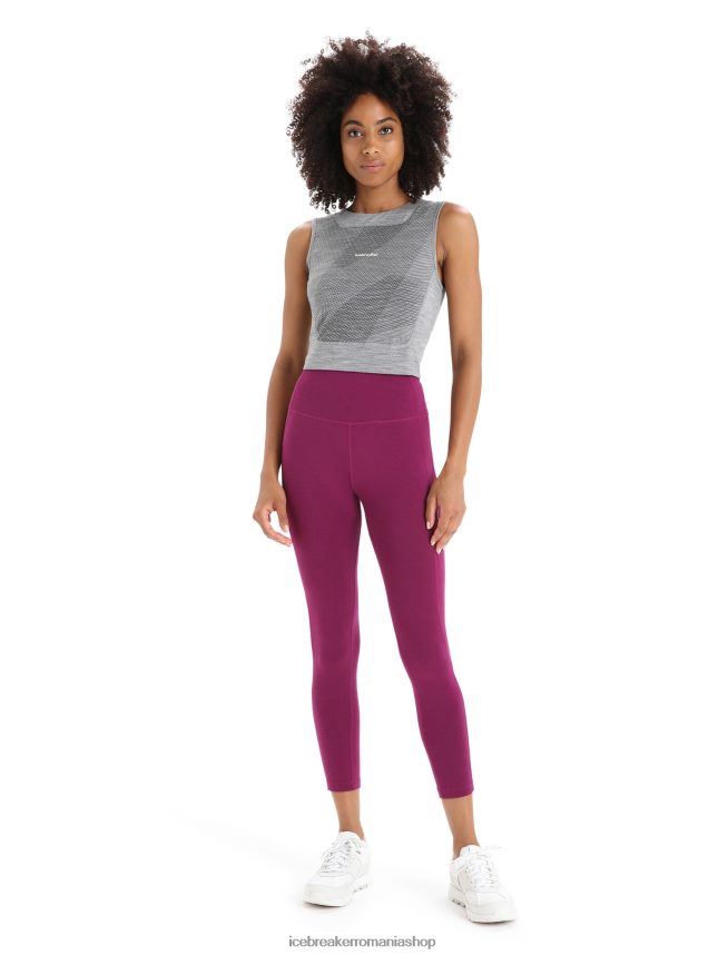 Icebreaker îmbrăcăminte du-te boabe femei colanti cu talie mare din merino fastray DL46T734