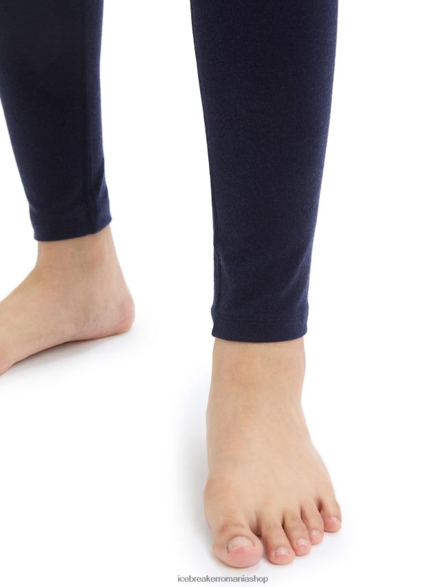 Icebreaker îmbrăcăminte marina de la miezul nopții/marina regală femei Jambiere termice bodyfitzone merino 260 zone DL46T864