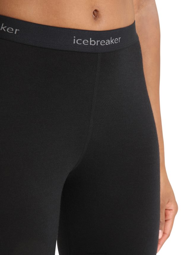 Icebreaker îmbrăcăminte negru femei jambiere termice bodyfitzone merino 150 zone DL46T579