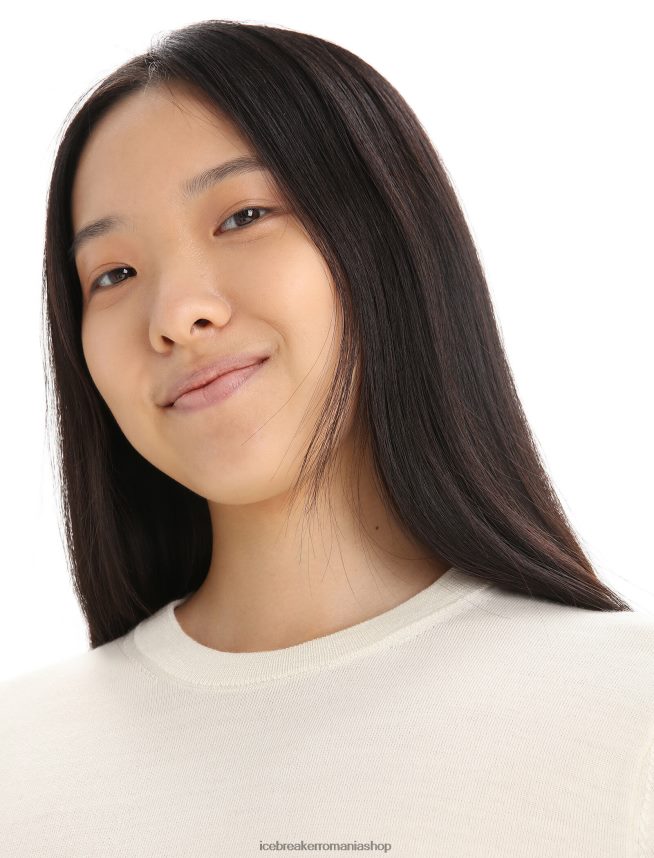 Icebreaker îmbrăcăminte cretă femei pulover merino Wilcox cu maneca lunga DL46T720