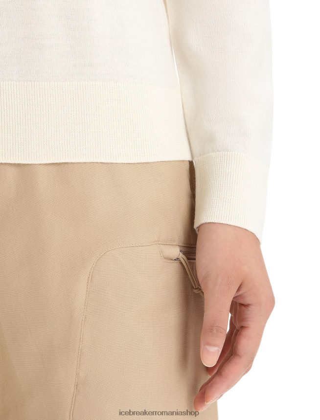 Icebreaker îmbrăcăminte cretă femei pulover merino Wilcox cu maneca lunga DL46T720