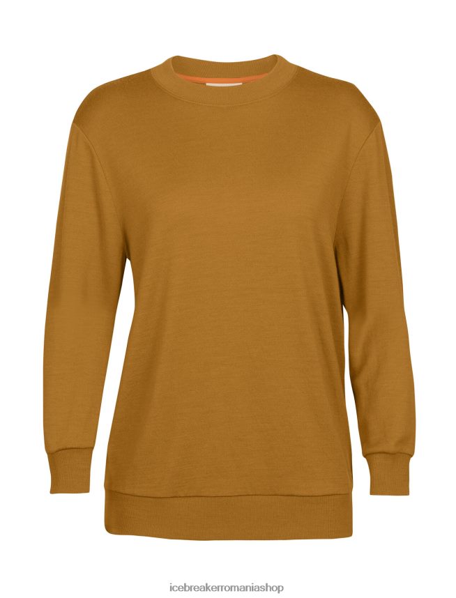 Icebreaker îmbrăcăminte cuișoare femei hanorac cu mânecă lungă merino crush DL46T905