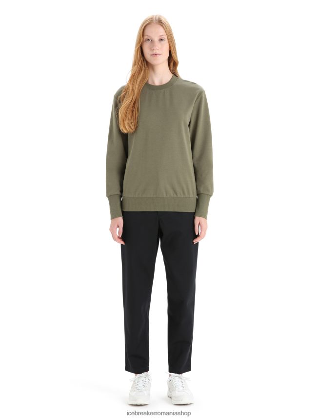 Icebreaker îmbrăcăminte loden femei hanorac merino central ii cu maneca lunga DL46T706