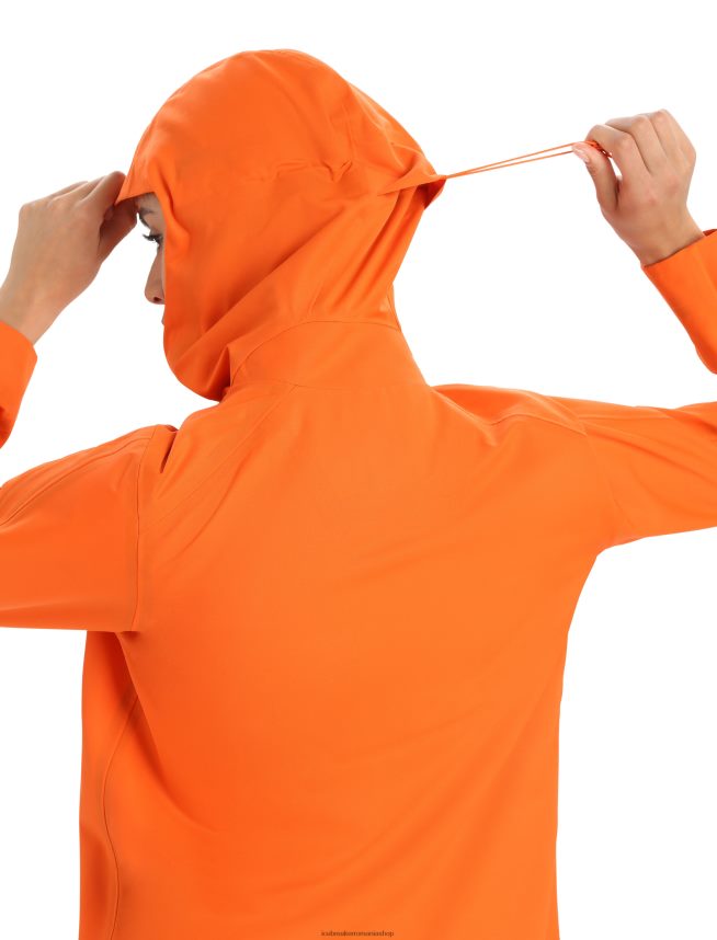 Icebreaker îmbrăcăminte flash femei jachetă cu glugă shell+ merinos DL46T828