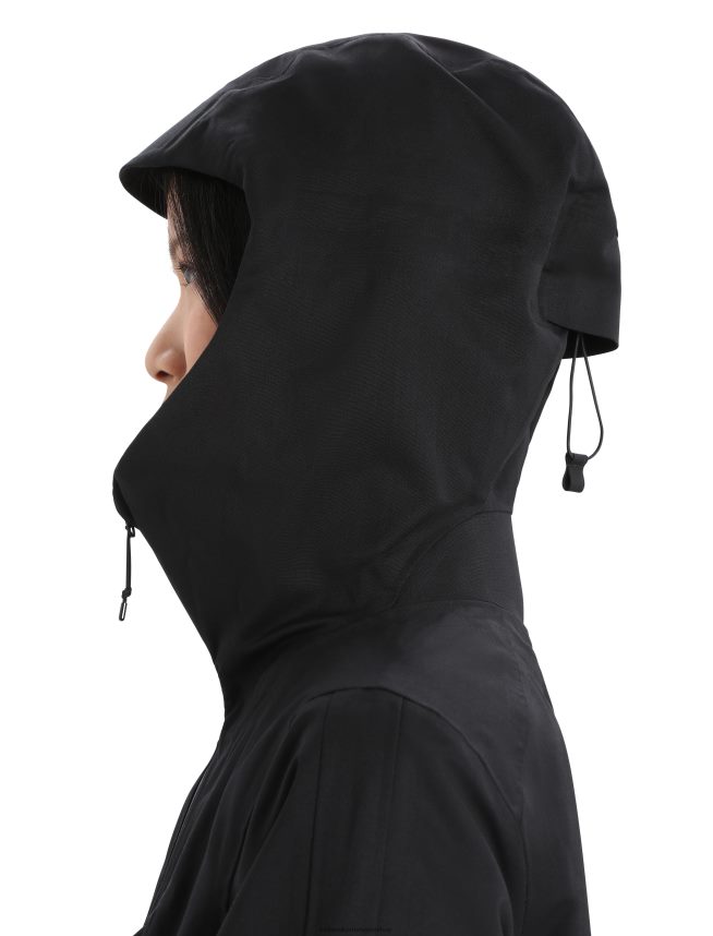 Icebreaker îmbrăcăminte negru femei jachetă cu glugă shell+ merinos DL46T827