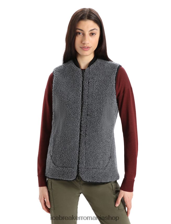 Icebreaker îmbrăcăminte negru femei parka city label shell+ merino 4 în 1 DL46T686