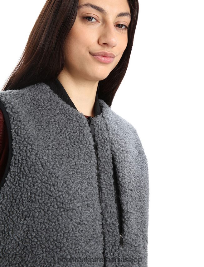 Icebreaker îmbrăcăminte negru femei parka city label shell+ merino 4 în 1 DL46T686