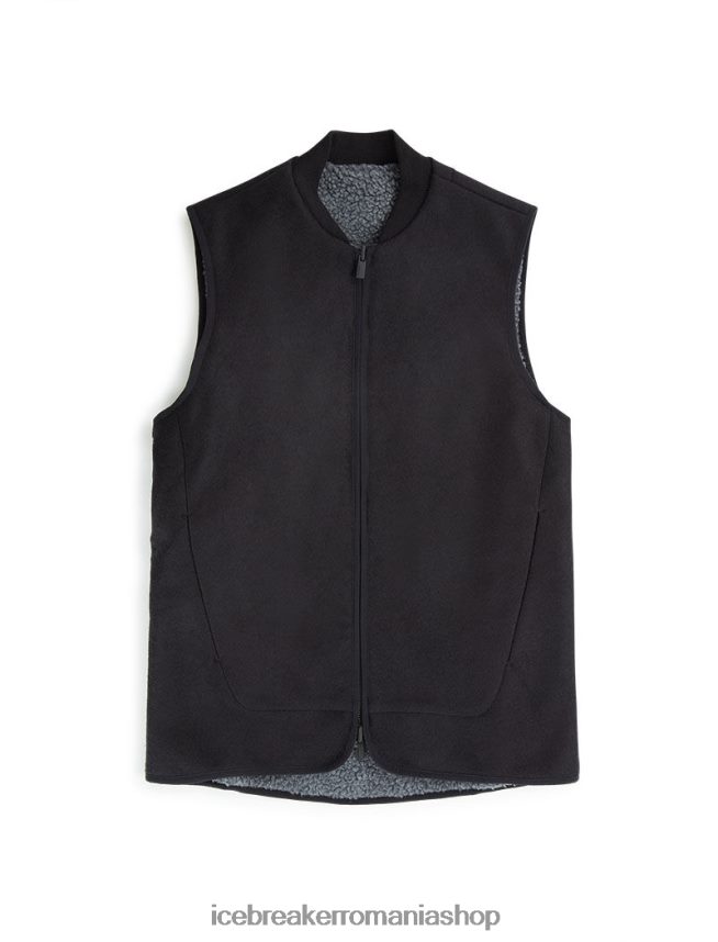 Icebreaker îmbrăcăminte negru femei parka city label shell+ merino 4 în 1 DL46T686