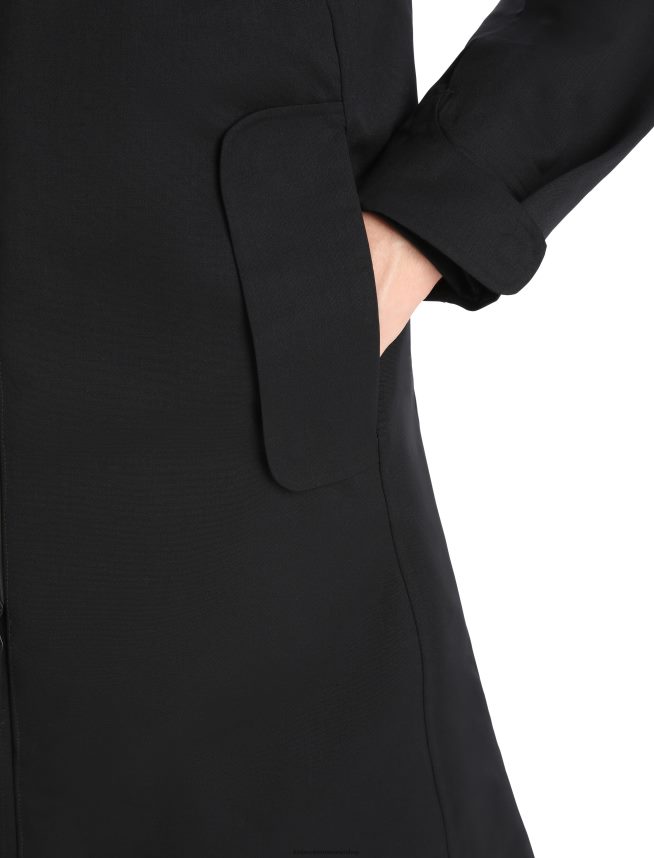 Icebreaker îmbrăcăminte negru femei parka city label shell+ merino 4 în 1 DL46T686