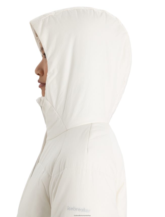 Icebreaker îmbrăcăminte zăpadă femei geaca merinoloft collingwood ii 3q cu gluga DL46T840