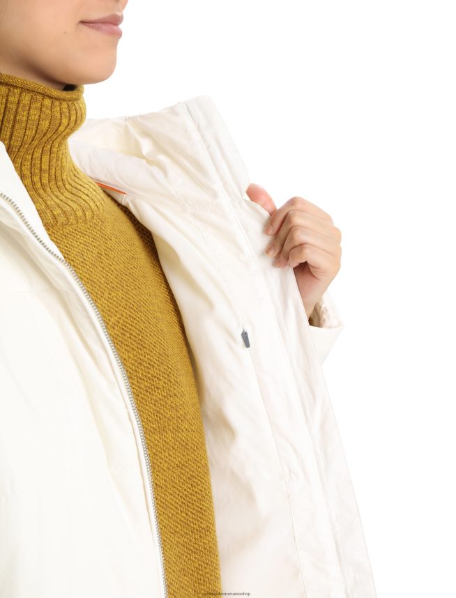 Icebreaker îmbrăcăminte zăpadă femei geaca merinoloft collingwood ii 3q cu gluga DL46T840