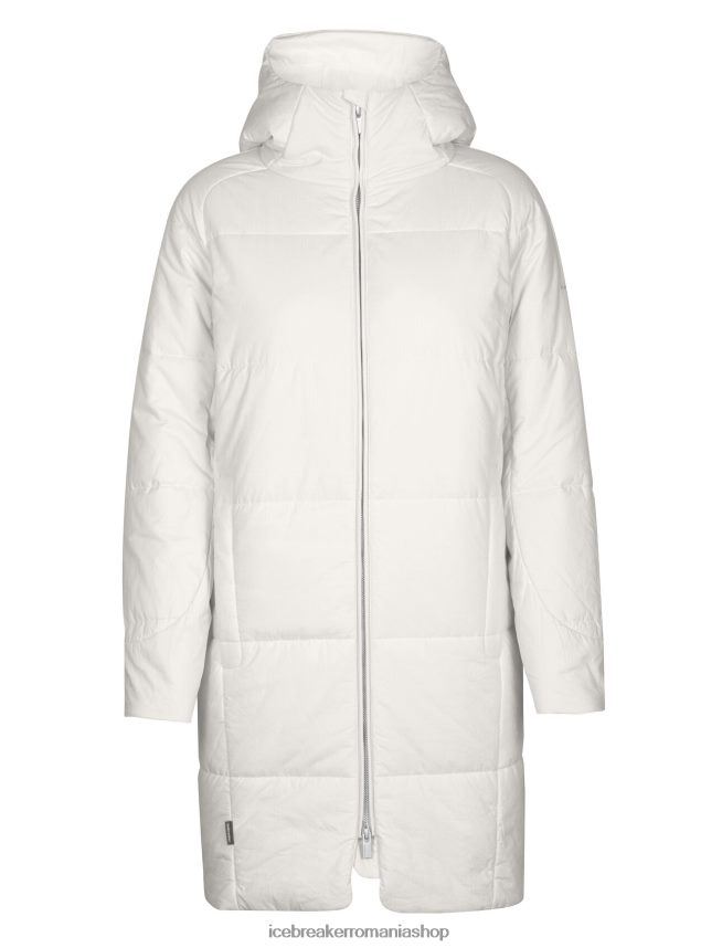 Icebreaker îmbrăcăminte zăpadă femei geaca merinoloft collingwood ii 3q cu gluga DL46T840
