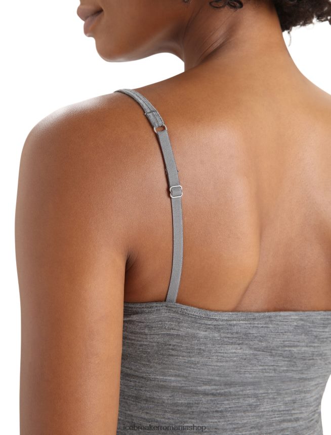 Icebreaker îmbrăcăminte gritstone heather femei merino siren cami singlet DL46T538