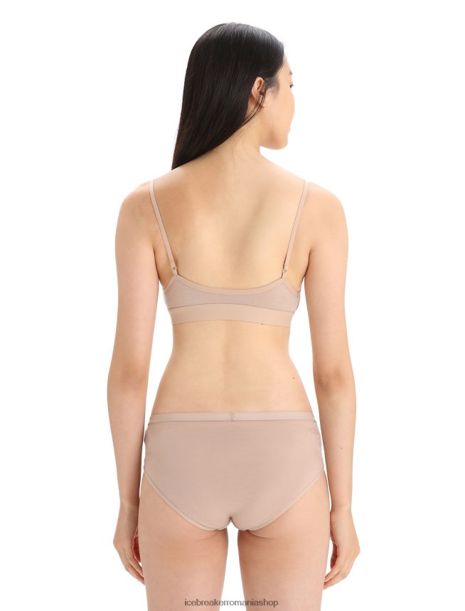 Icebreaker îmbrăcăminte pralină femei sutien căptușit cu sirenă din merino DL46T510