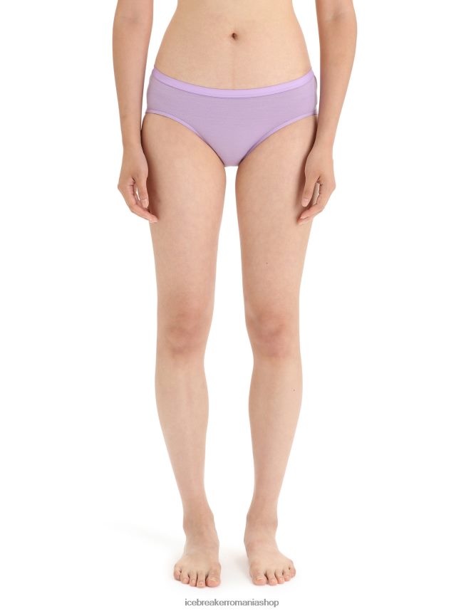 Icebreaker îmbrăcăminte privire violetă femei slip hipkini sirena merinos DL46T518