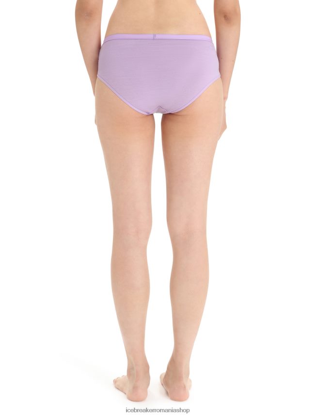 Icebreaker îmbrăcăminte privire violetă femei slip hipkini sirena merinos DL46T518