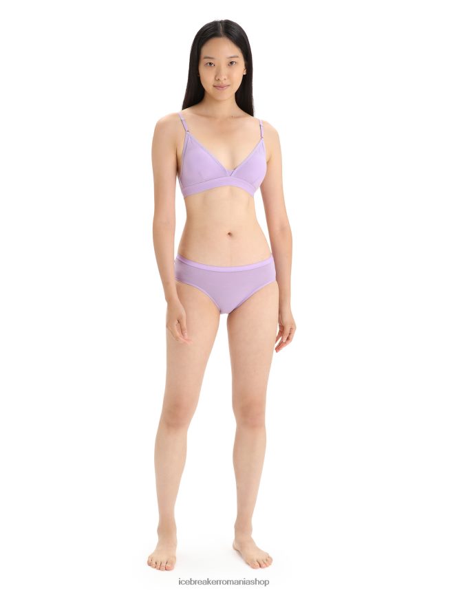 Icebreaker îmbrăcăminte privire violetă femei slip hipkini sirena merinos DL46T518