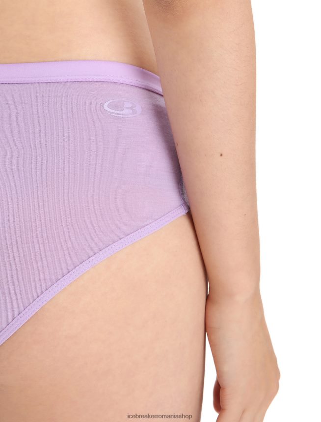 Icebreaker îmbrăcăminte privire violetă femei slip hipkini sirena merinos DL46T518