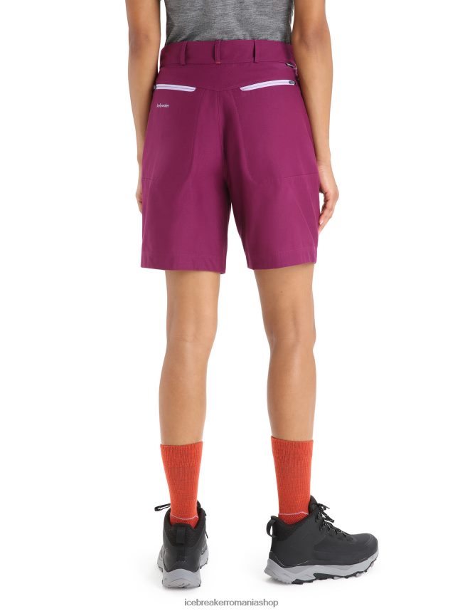Icebreaker îmbrăcăminte du-te boabe femei pantaloni scurți de drumeție merino DL46T746