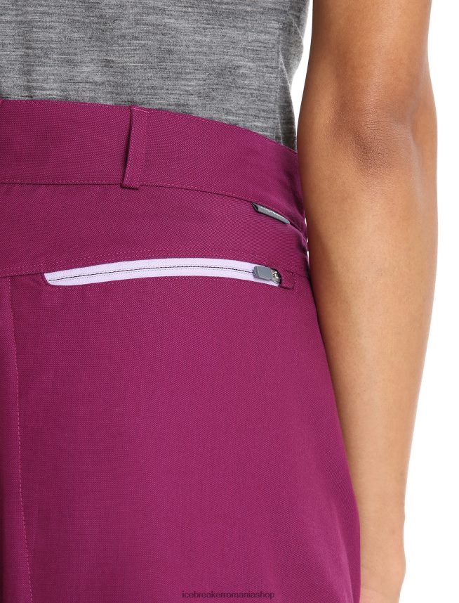 Icebreaker îmbrăcăminte du-te boabe femei pantaloni scurți de drumeție merino DL46T746