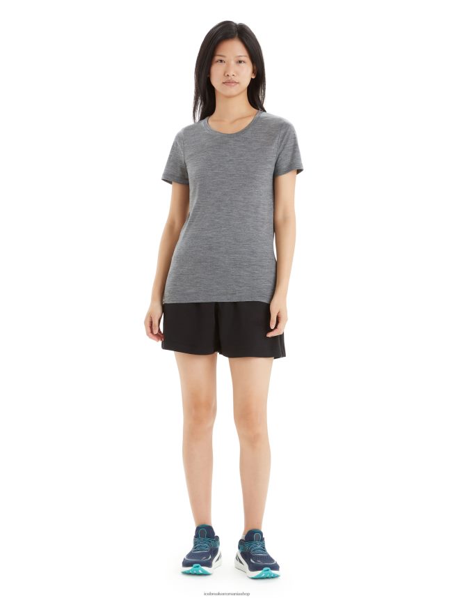 Icebreaker îmbrăcăminte negru femei pantaloni scurți merino crush DL46T740