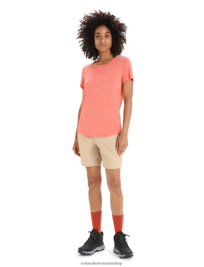 Icebreaker îmbrăcăminte nisip femei pantaloni scurți de drumeție merino DL46T747