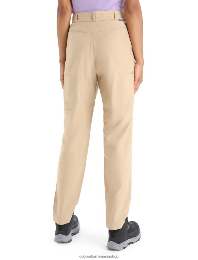 Icebreaker îmbrăcăminte nisip femei pantaloni de drumeție merinos DL46T744