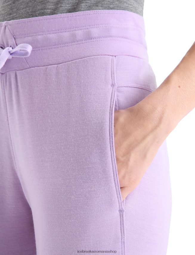 Icebreaker îmbrăcăminte privire violetă femei pantaloni merino crush DL46T732