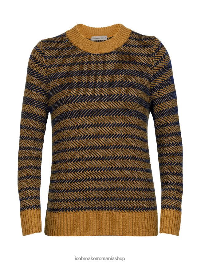 Icebreaker îmbrăcăminte cuișoare/blumarin la miezul nopții femei pulover merino waypoint crewe DL46T823