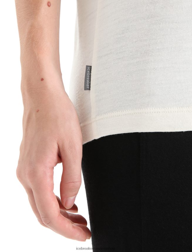 Icebreaker îmbrăcăminte cretă femei tricou cu mânecă scurtă merino granary DL46T625